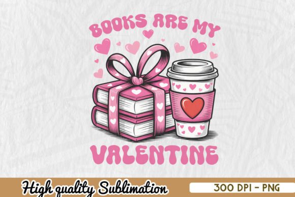 Cozy Book Lover’s Valentine Tee PNG
