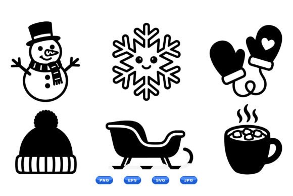 Winter Holiday Icon Clipart